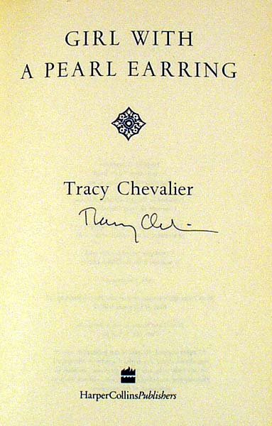 Chevalier GIRL WITH PEARL EARRING 1999 Signed 1st - 2