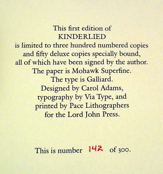 Grass KINDERLIED 1982 Signed Limited Poems Etchin - 6