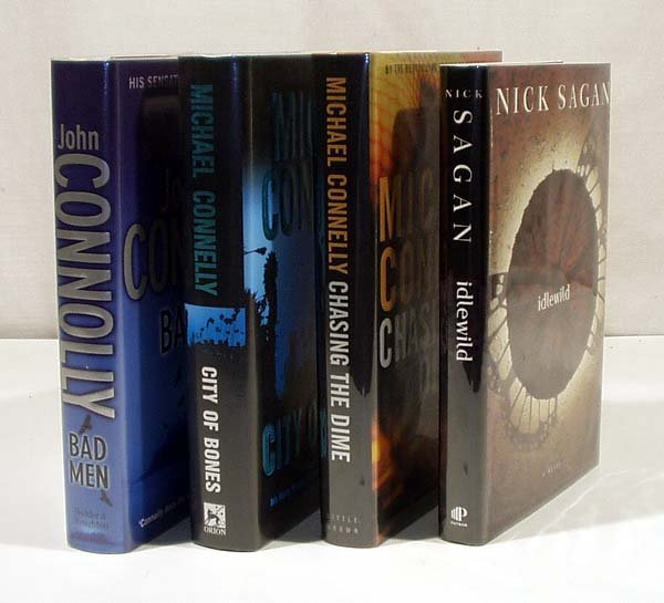 4V Connelly 1ST EDITION SIGNED SUSPENSE Sagan