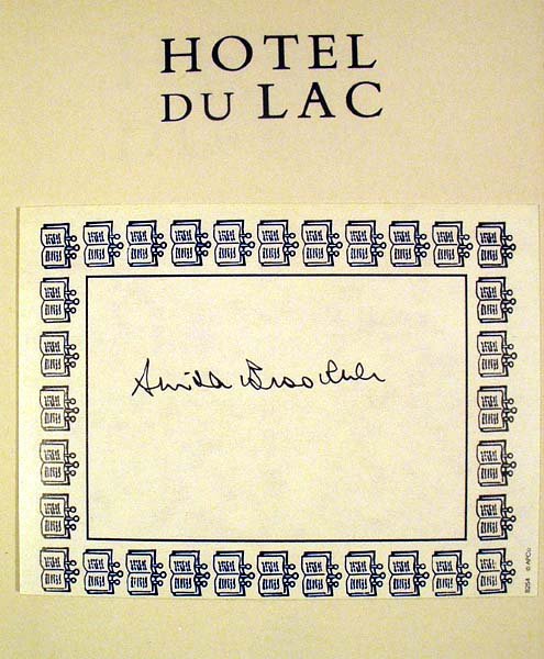 Brookner HOTEL DU LAC 1984 Signed First Booker - 3