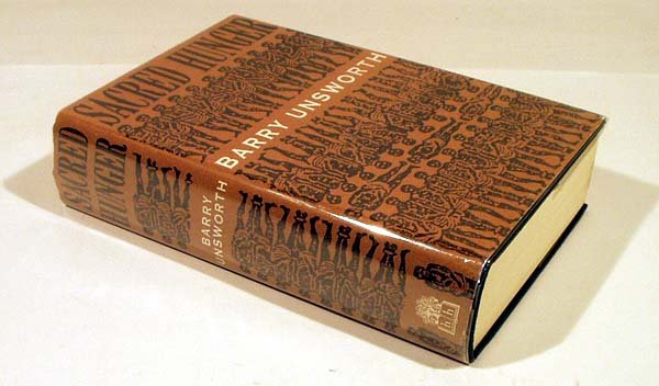 Unsworth SACRED HUNGER 1992 Signed Edition Booker