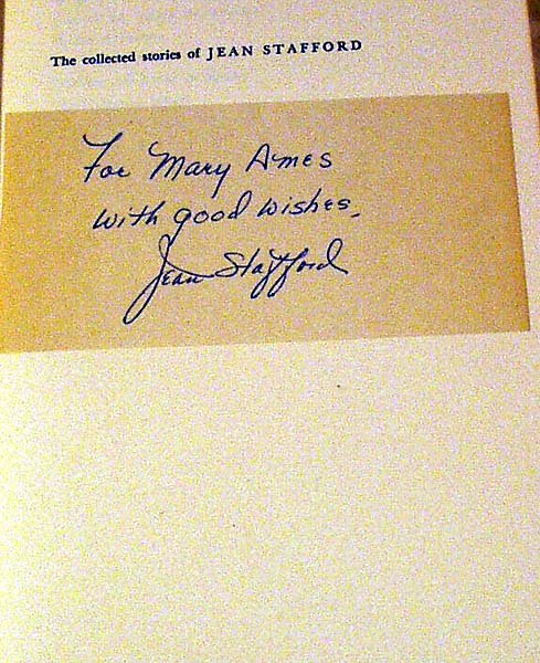 Stafford COLLECTED STORIES 1969 Inscribed first - 3