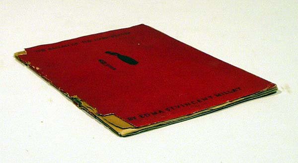 Millay BALLAD OF HARP-WEAVER 1922 First Edition