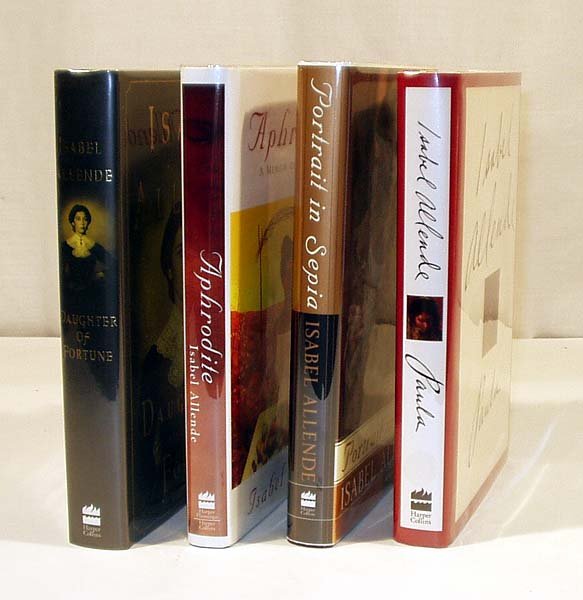 4V Paula ALLENDE FIRST PRINTINGS Aphrodite Sepia