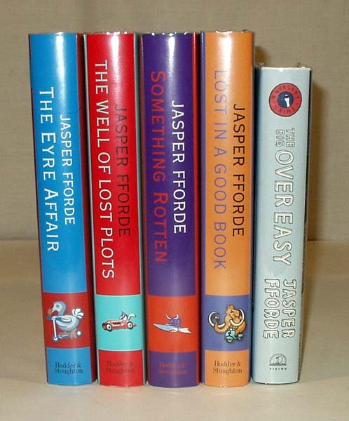 5V Eyre Affair FFORDE FIRST PRINTINGS Over Easy