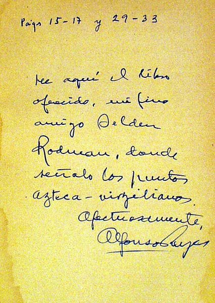 Reyes TENTATIVAS Y ORIENTACIONES 1944 Inscribed - 3