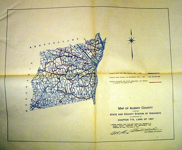 NEW YORK COUNTY MAPS OF STATE COUNTY HIGHWAYS 190 - 3