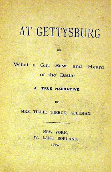 Alleman AT GETTYSBURG 1889 U.S. Civil War Maps - 2