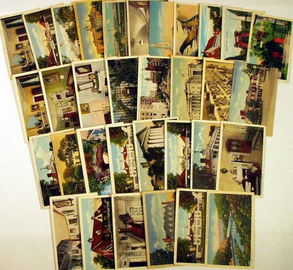 75Pc ANTIQUE VIRGINIA POSTCARDS Cities Landmarks - 2