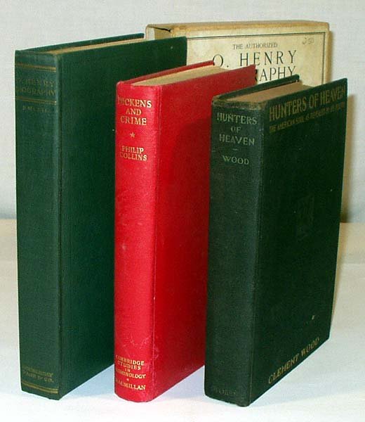 3V Wood Poetry Dickens LITERARY CRITICISM O Henry