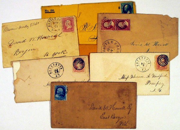 PRE-CIVIL WAR HOWELL & WOODFORD LETTERS New York