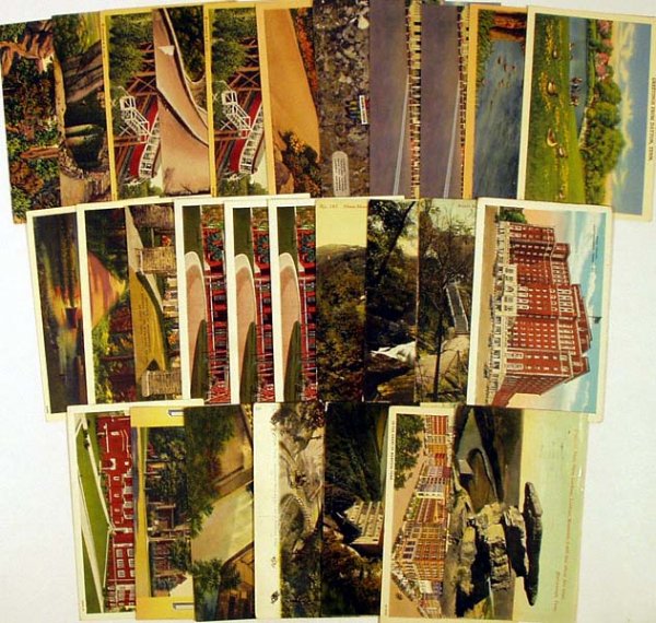 60Pc ANTIQUE VINTAGE TENNESSEE POSTCARDS Landmark