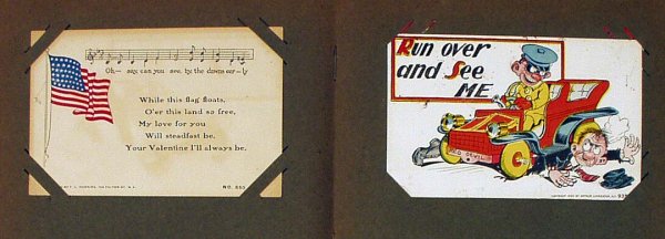 Humor Holiday ANTIQUE POSTCARD ALBUM Syracuse NY - 3