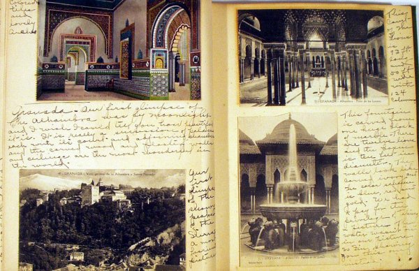 Mediterranean ANTIQUE POSTCARD ALBUM Egypt Turkey - 2