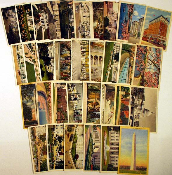 100Pc ANTIQUE WASHINGTON DC POSTCARDS Landmarks
