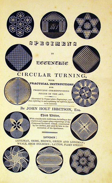 Ibbetson SPECIMENS ECCENTRIC CIRCULAR TURNING 183 - 2