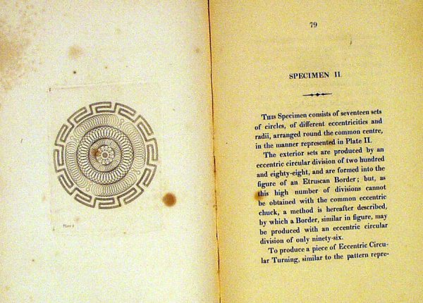 Ibbetson SPECIMENS ECCENTRIC CIRCULAR TURNING 183 - 5