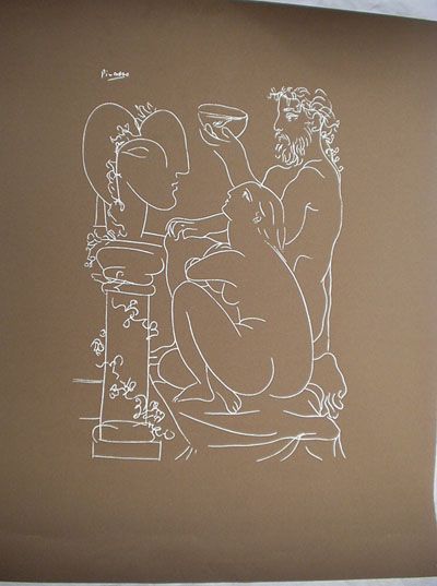 Matching Pair PICASSO Original Vintage Prints