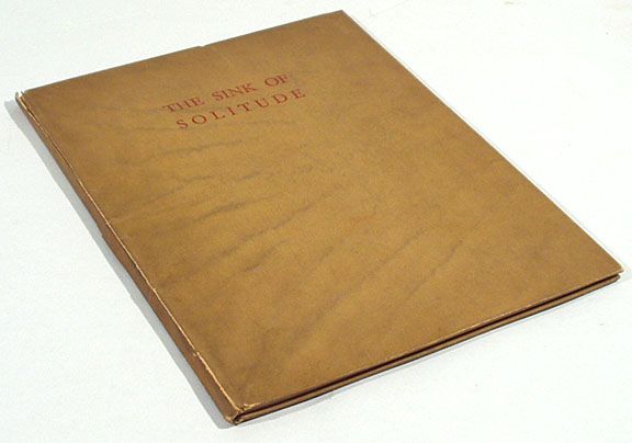 The Sink of Solitude signed Stephensen