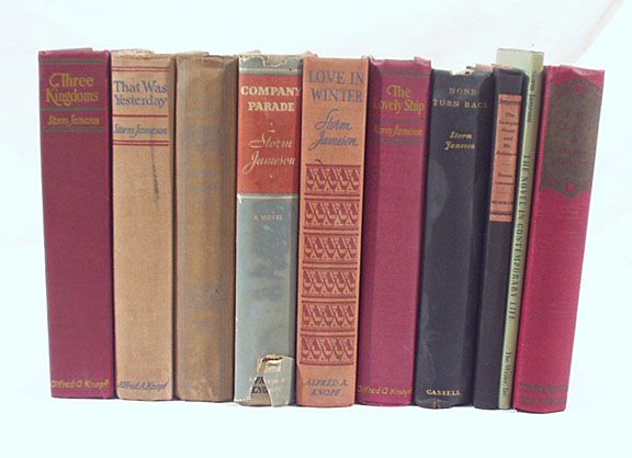 Storm Jameson First Editions, 10v.