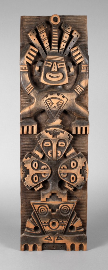 Geschnitzte Wandtafel Südamerika (1 of 1)