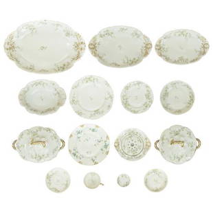 Haviland & Co. - An assortment of 42 Limoges porcelain: Haviland & Co. - An assortment of 42 Limoges porcelain dining set pieces