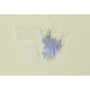 Fernando ZÃ³bel (1924 - 1984) - Untitled (Juncos en el: Fernando ZÃ³bel (1924 - 1984) - Untitled (Juncos en el Agua)