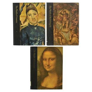 A lot of three volumes from the Time Life History of: A lot of three volumes from the Time Life History of Art series