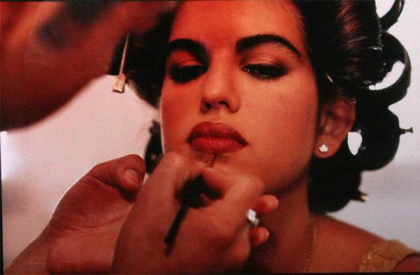 Lauren Greenfield: Ms. Janovlias getting her make-up professionally applied before her junior prom at Beverly Hills School, Hollywood Cibachrome Numbered 2/25 Image: 16 x 20 inches