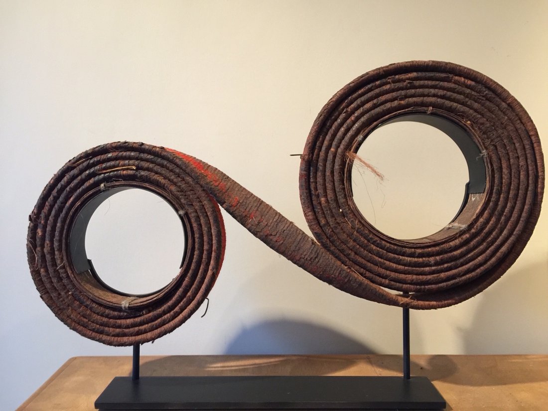 Tevau feather money roll from Santa Cruz, early 20th C. (1 of 8)