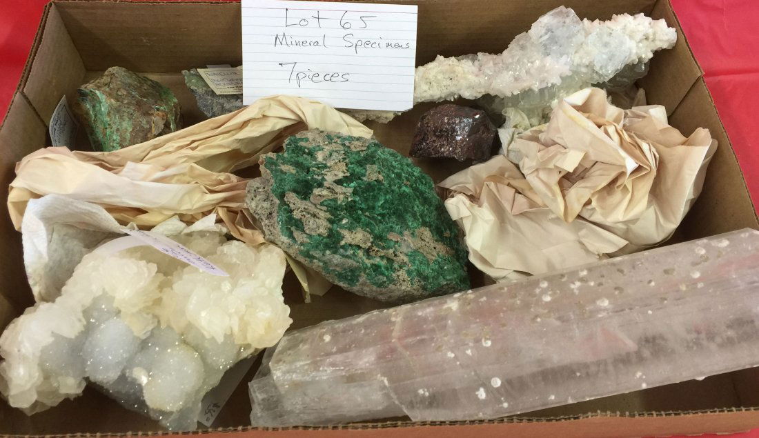 7 PCS. MINERAL SPECIMENS (1 of 8)