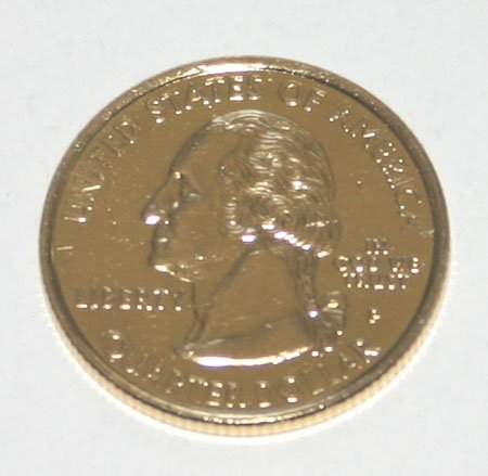 COMMEMORATIVE PRESIDENTIAL COIN 18KT GOLD LAYERE