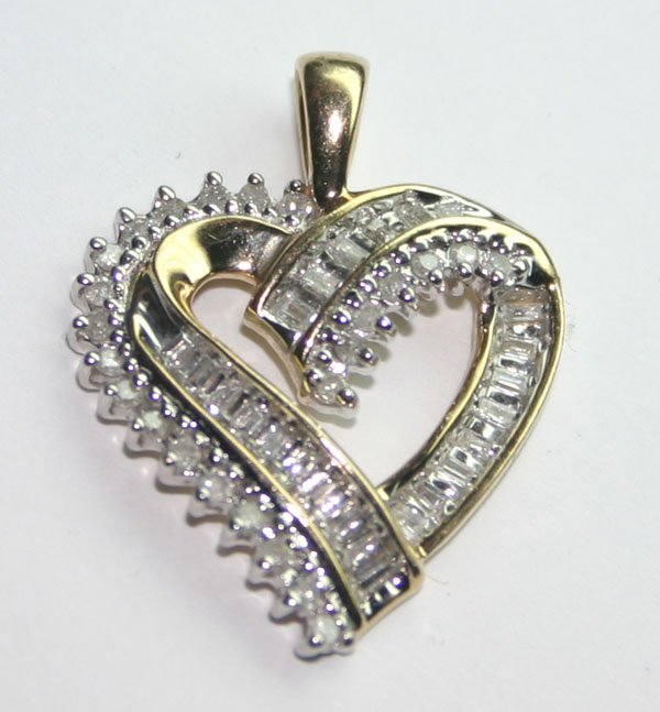 1CT DIA SI3-I1 2.6 GR GOLD PENDANT