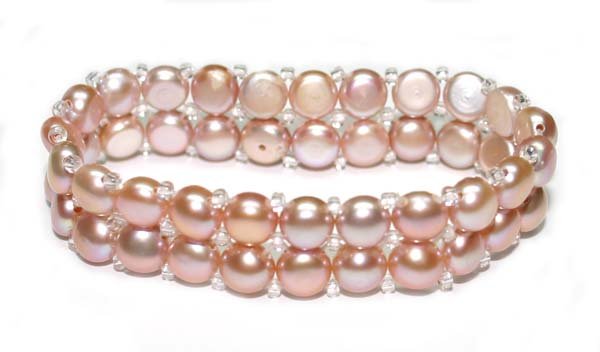 NATURAL FRESH WATER PEARL BRACELET.