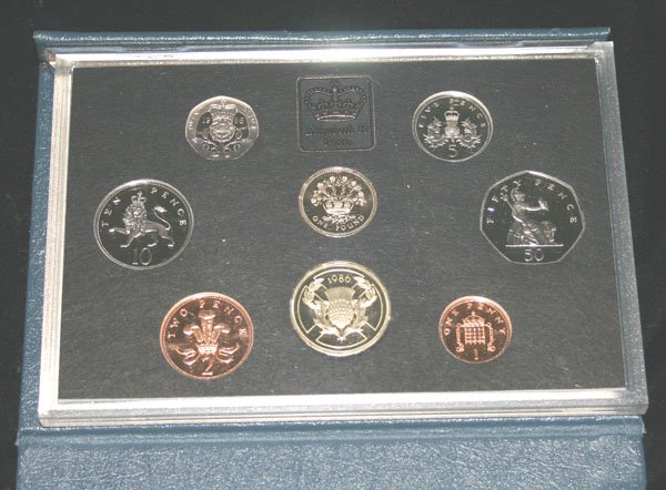 UNITED KINGDOM PROOF COIN COLLECTION 1986.