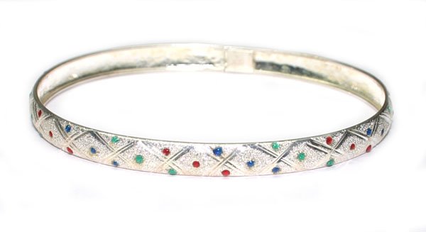 .925 SILVER BANGLE 4.80 GR .