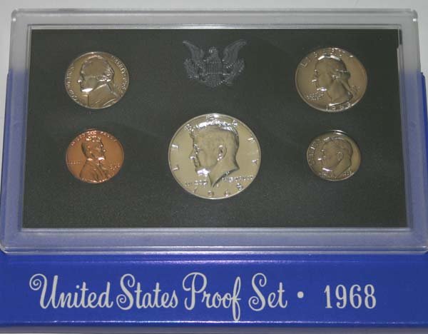 UNITED STATES PROOF SET 1968