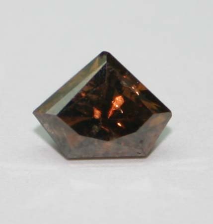 GENUINE 1,CT DIAMOND FANCY BROWN .