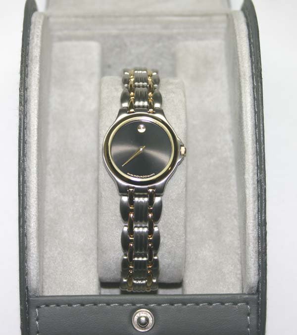 SWISS MOVADO QUARTZ LADY'S WATCH .