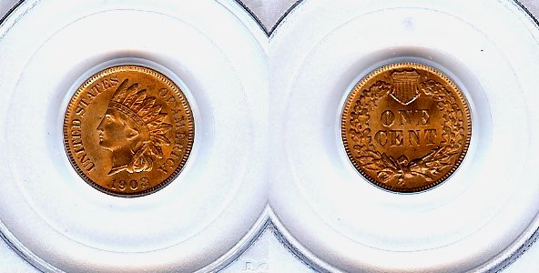 1908 MS-64 RD PCGS