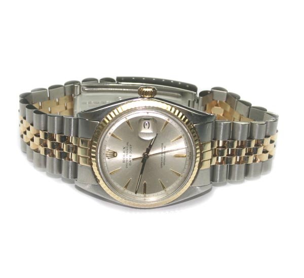 ROLEX OYSTER PERPETUAL DATE JUST GOLD -STEEL MAN'