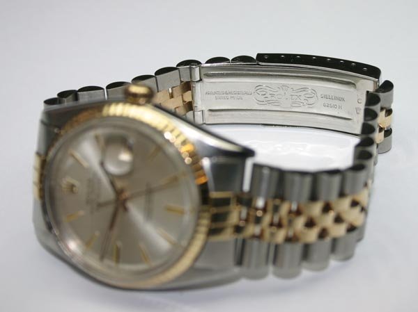 ROLEX OYSTER PERPETUAL DATE JUST GOLD -STEEL MAN' - 2