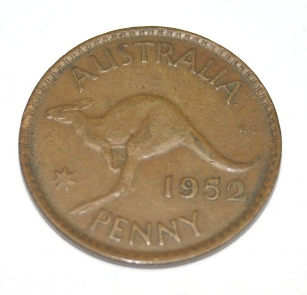 AUSTRALIA 1952 PENNY .