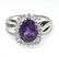 4044: 3.50 CT DIAMOND & AMETHYST 10K GOLD RING .