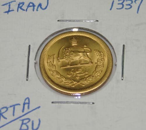 PERSIAN PAHLAVI GOLD COIN . - 2