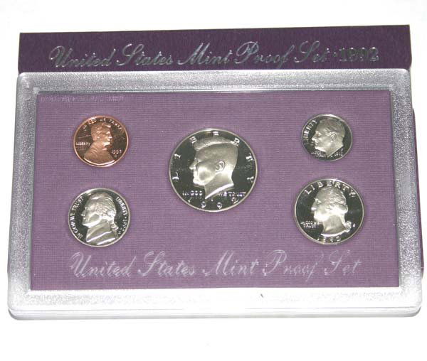 UNITED STATES MINT PROOF SET 1992 .: UNITED STATES MINT PROOF SET 1992 Circa: Contemporary