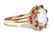 5308: 2.50 CT DIA RUBY & OPAL 14K RING. - 2