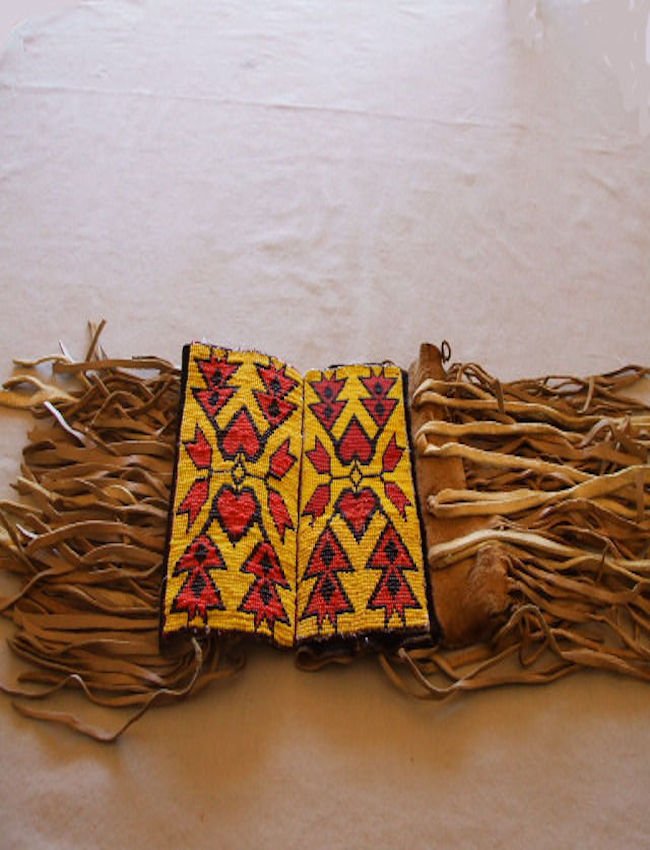 Cheyenne Beaded Dance Cuffs (1 of 1)