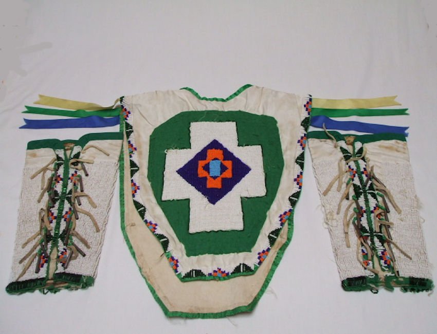 Shoshone Beaded Child's Dance Costume. (1 of 6)