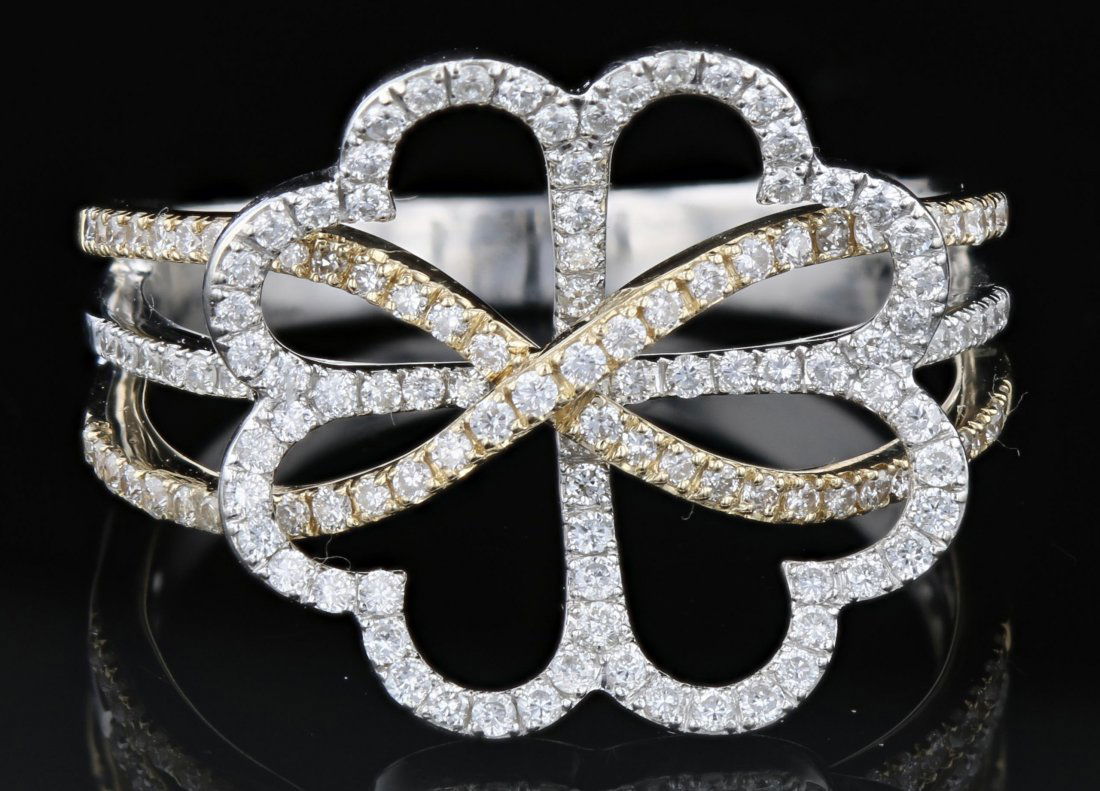 14k 2T Gold, 0.92CT Diamond Ring (1 of 4)